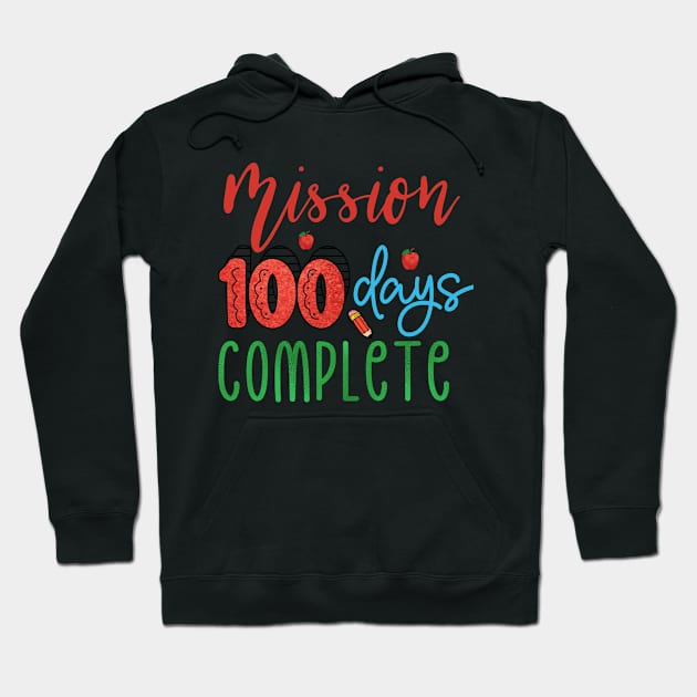 Colorful 100th Day Of School Hoodie by Yourfavshop600